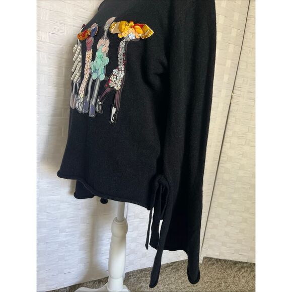 Coco + Carmen Women’s Sweater Size S Multi-color Long Bell Sleeve - Picture 2 of 13